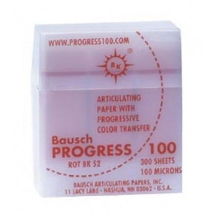 Bausch BK52 Progress 100 Plastic Dispenser - 100u - Red - 300 Strips